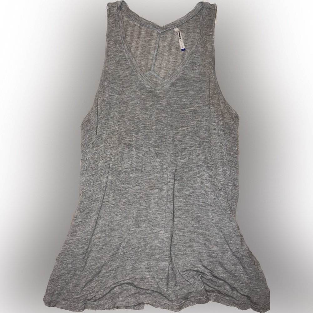 Long workout tank